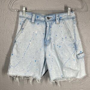 wild fable Highest Rise Utility Paint Splattered Shorts Women's Size 0